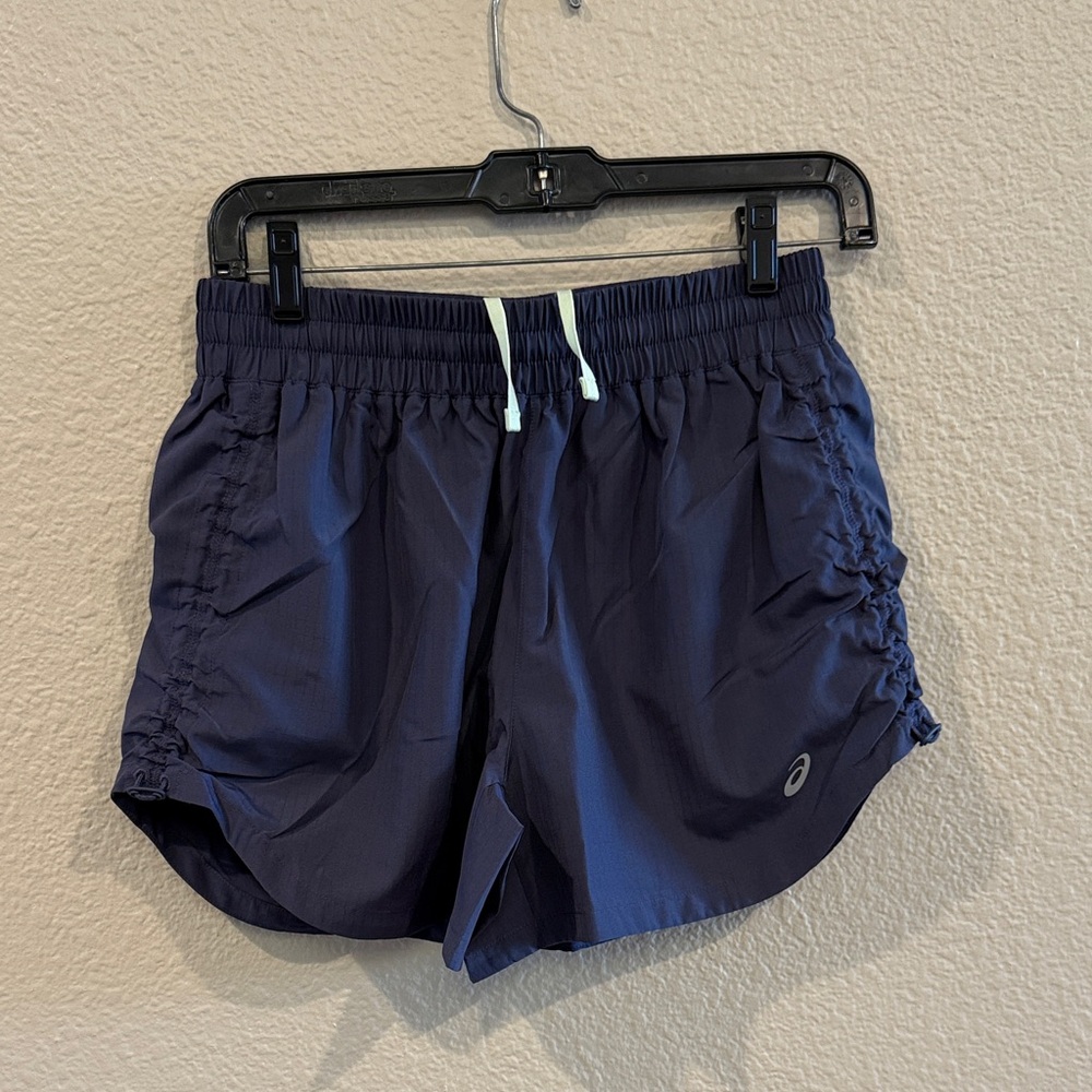 Asics Women's Dark Blue Athletic Shorts